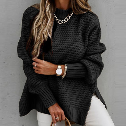 Jersey de lujo oversize, chic y versátil para otoño