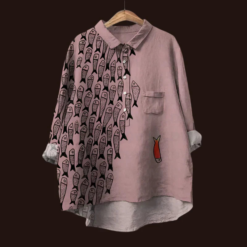 Christel | Elegante blusa estampada informal
