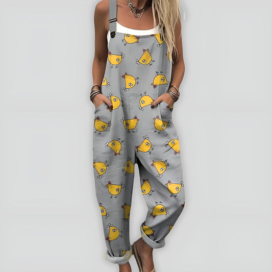 Jumpsuit mujer cómodo suelto elegante primavera-verano