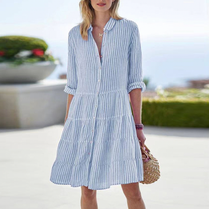 Vestido veraniego de mujer, cómodo y moderno para diario