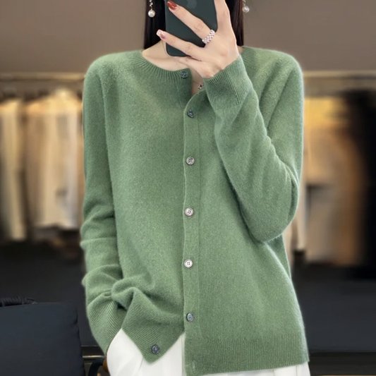 Cárdigan de Mujer en Lana Merino | Cálido y Cómodo