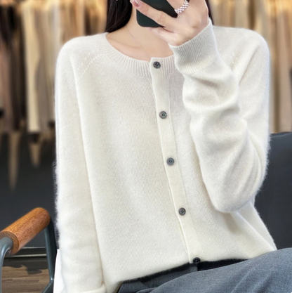 Cárdigan de Mujer en Lana Merino | Cálido y Cómodo