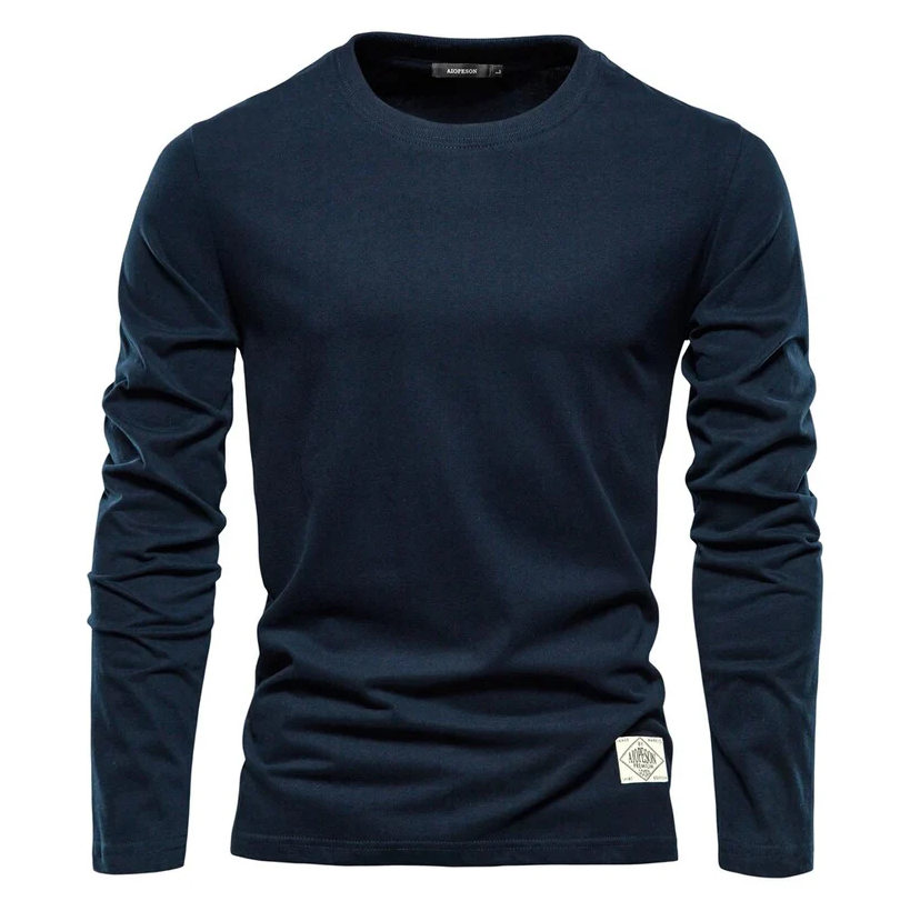 Camiseta hombre clásica ligera moderna ideal primavera-otoño