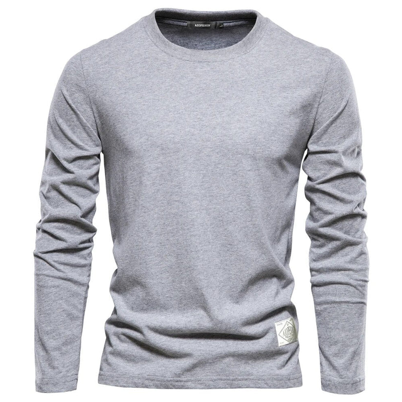 Camiseta hombre clásica ligera moderna ideal primavera-otoño