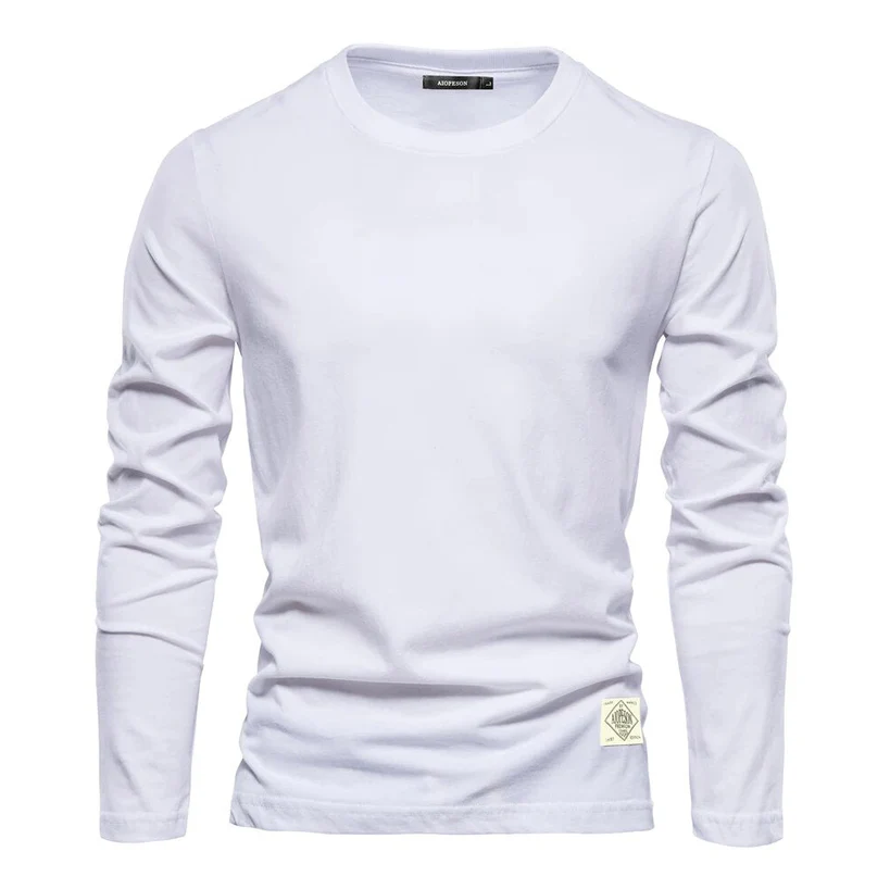 Camiseta hombre clásica ligera moderna ideal primavera-otoño