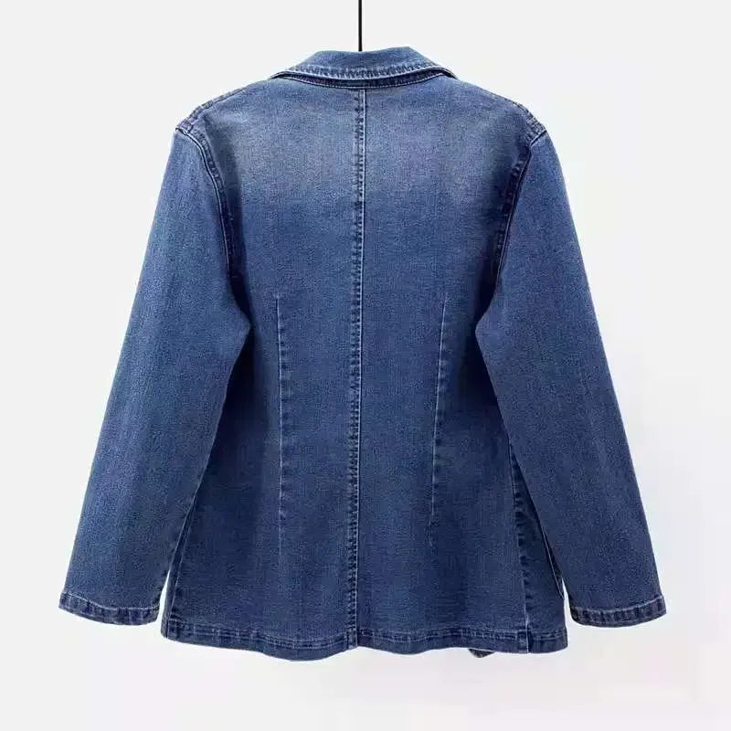 Chaqueta Mujer – Estilo Denim Sofisticado para Oficina o Salidas