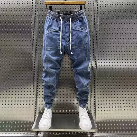 Pantalones Hombre – Estilo Denim con Comodidad Jogging, Casual Chic