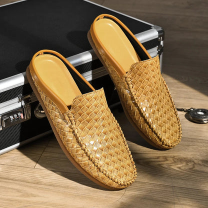Rosalin | Zapatos bajos casuales de piel tejida