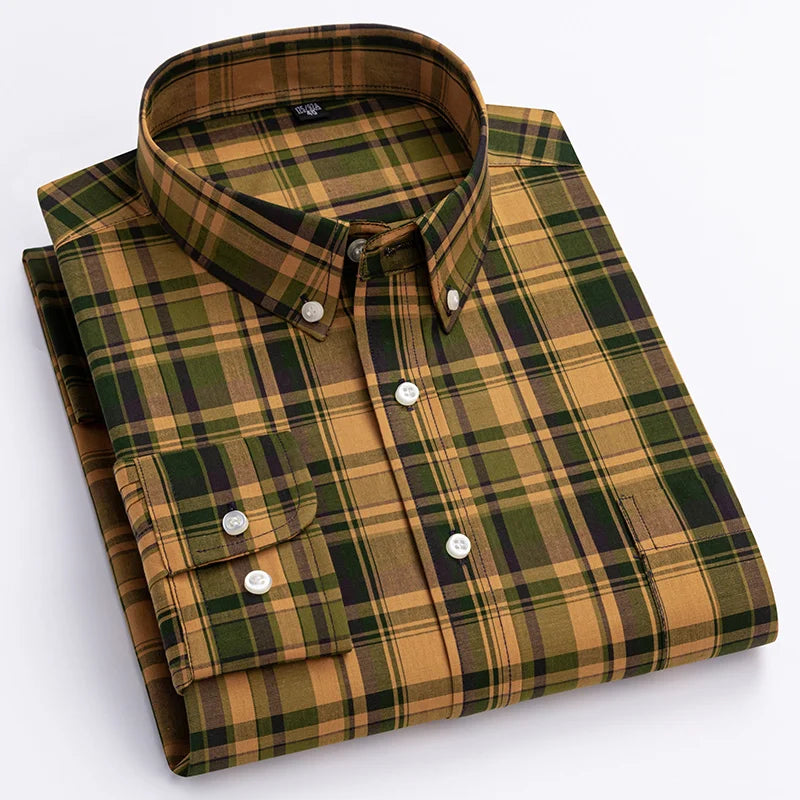 Camisa de cuadros hombre, chic y práctica para primavera u otoño
