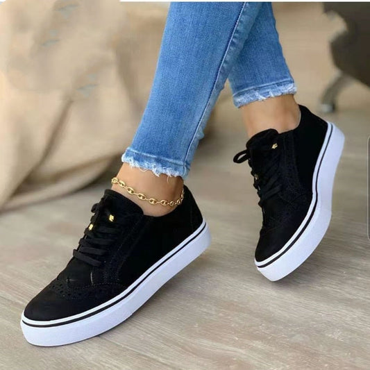 Zapatillas elegantes negras ortopédicas versátiles para trabajo