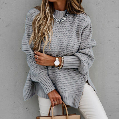 Jersey de lujo oversize, chic y versátil para otoño
