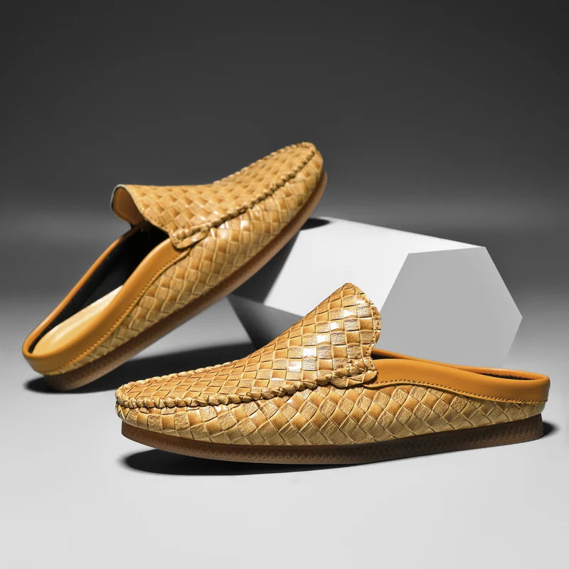 Rosalin | Zapatos bajos casuales de piel tejida