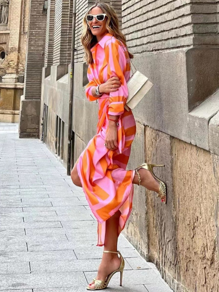 Vestido verano mujer, sofisticado y moderno con detalle de solapa