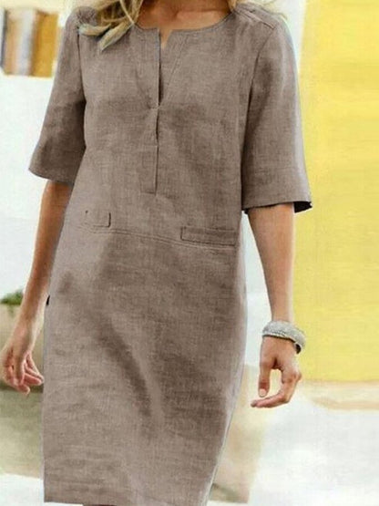 Vestido corto mujer, cómodo y moderno para días cálidos