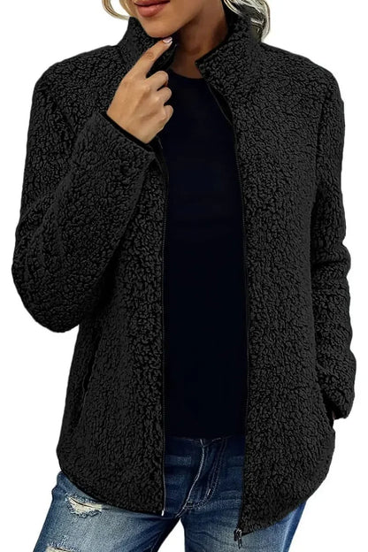 Chaqueta Fleece Mujer – Elegante y Casual para Todos los Días