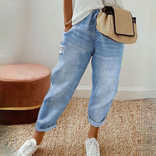 Fay | Pantalones de verano boho de algodón