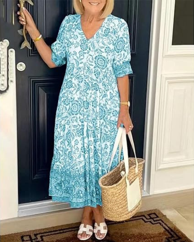 Abia | Elegante vestido de verano de algodón