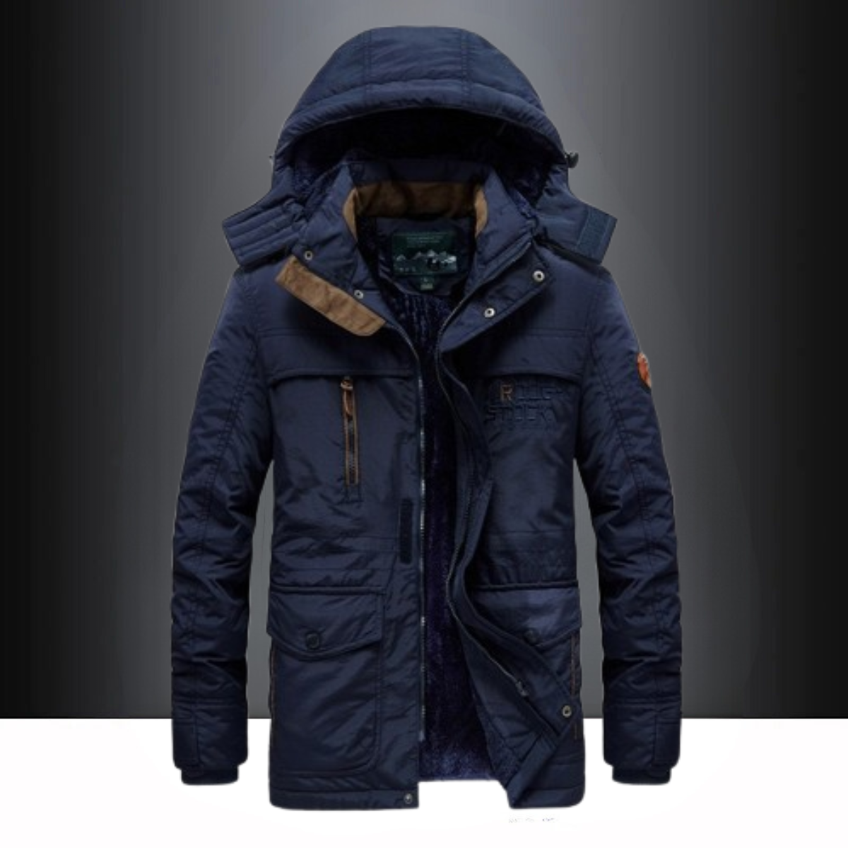 Abrigo de invierno para hombre, cálido y ligero, ideal para diario