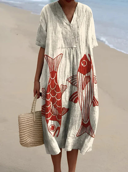 Elize | Vestido de verano con estampado