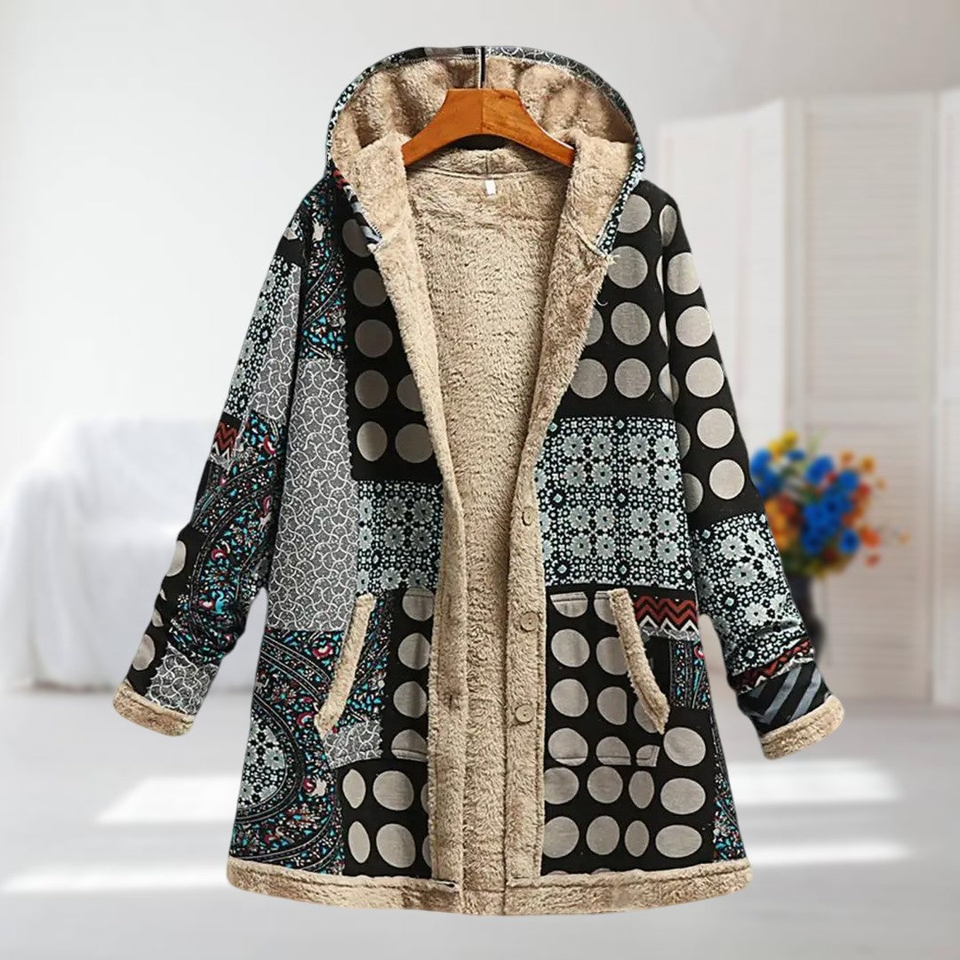 Parka cálida para mujer | Chaqueta de punto suave para el día a día y el invierno