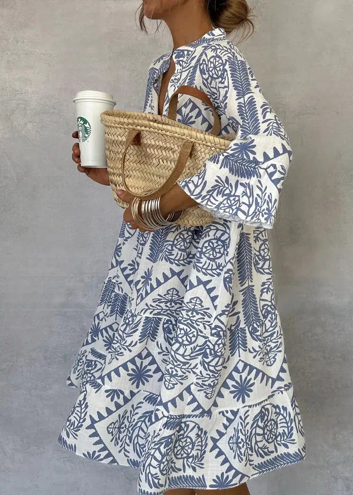 Daisy | MVestido estampado moderno