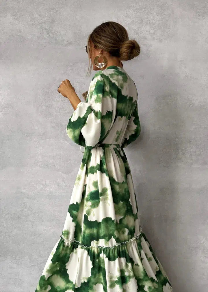 Maxi vestido femenino, transpirable y perfecto para primavera