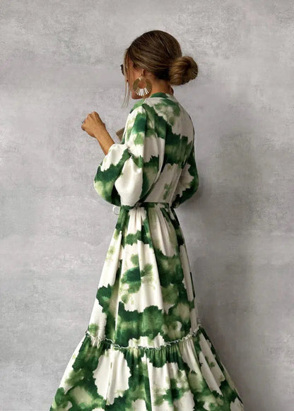 Maxi vestido femenino, transpirable y perfecto para primavera