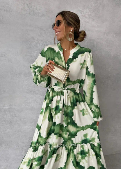 Maxi vestido femenino, transpirable y perfecto para primavera