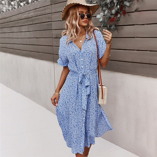 Midi vestido elegante, transpirable y perfecto