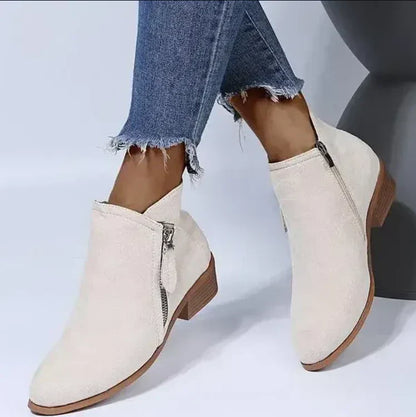 Botas cortas para mujer: elegantes, cómodas y con una práctica cremallera