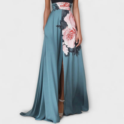 Lexi | Maxivestido floral de línea A