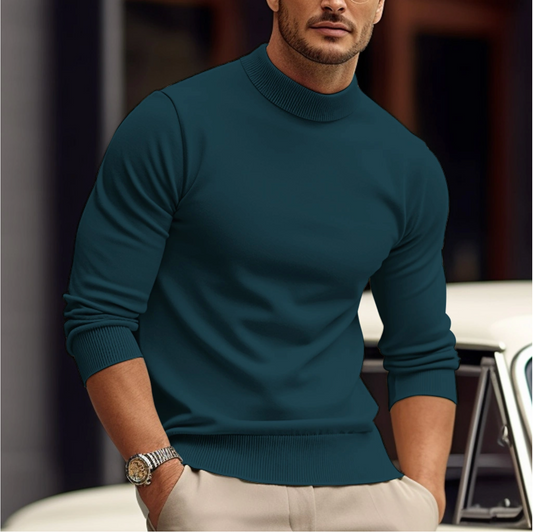 Jersey hombre cómodo de algodón elegante primavera-otoño