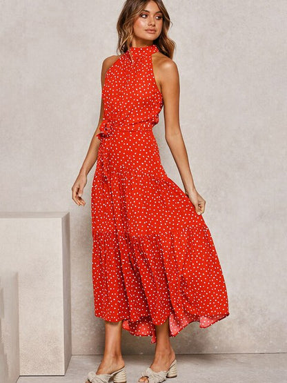 Vestido de mujer con cuello, ligero y perfecto