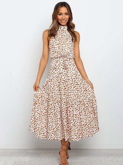Vestido de mujer con cuello, ligero y perfecto