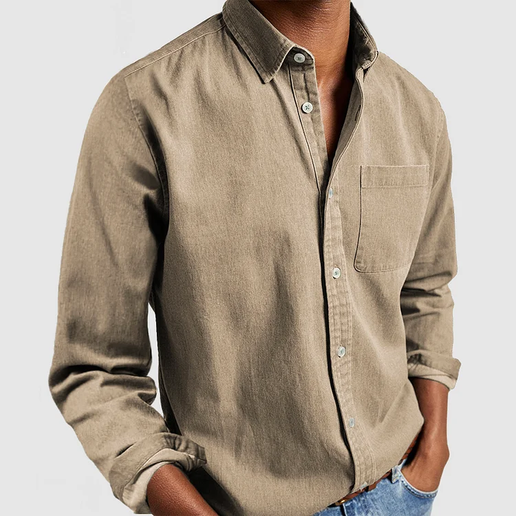 Camisa hombre moderna y versátil, ligera para primavera o verano
