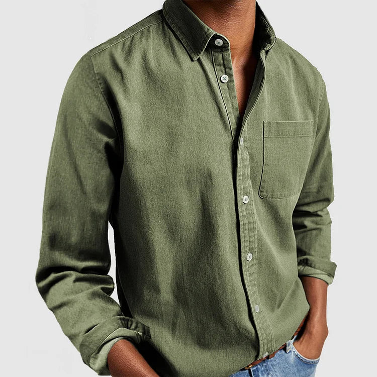 Camisa hombre moderna y versátil, ligera para primavera o verano