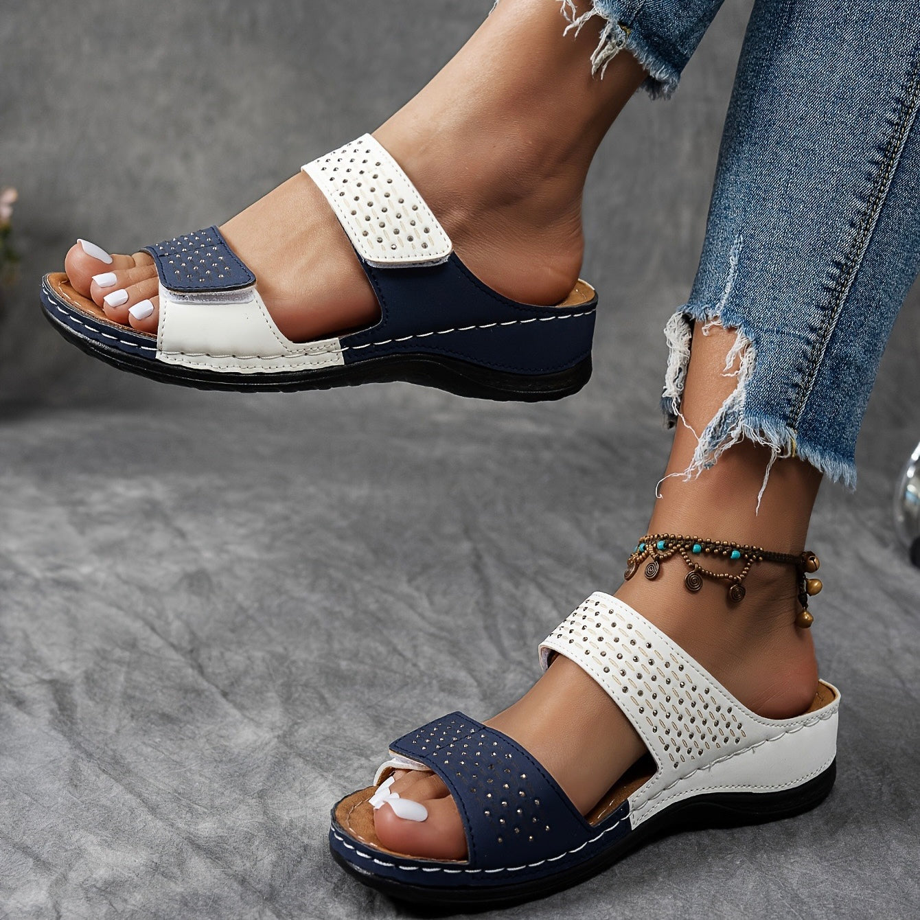 Sandalias mujer confort ortopédicas transpirables chic verano
