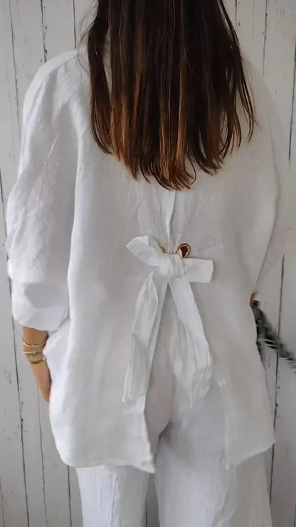 Patricia | Blusa abotonada de elegancia atemporal