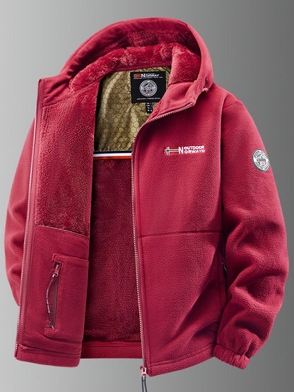 Chaqueta hombre térmica cálida resistente frío otoño-invierno