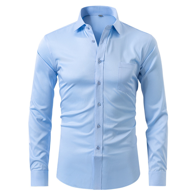 Camisa sin plancha hombre, moderna y cómoda para look profesional