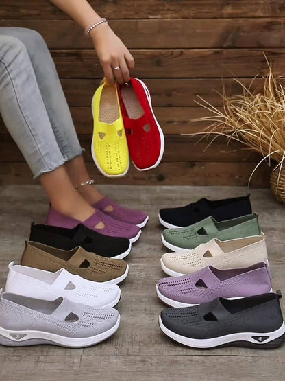 Zapatillas Mujer – Slip-On Transpirables, Confort y Estilo Urbano