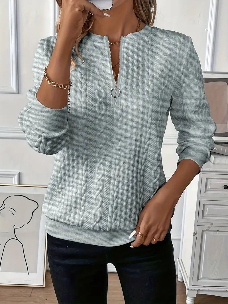 Jersey con Cierre para Mujer – Estilo Casual y Cómodo