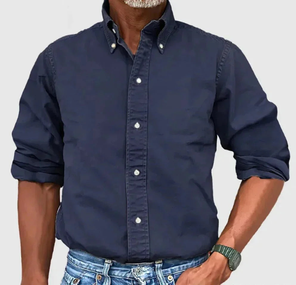 Camisa clásica para hombre, moderna y versátil