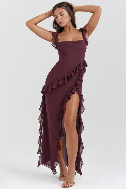 Vestido Elegante Mujer – Diseño Aireado con Volantes y Estilo Moderno