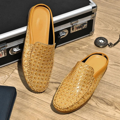 Rosalin | Zapatos bajos casuales de piel tejida