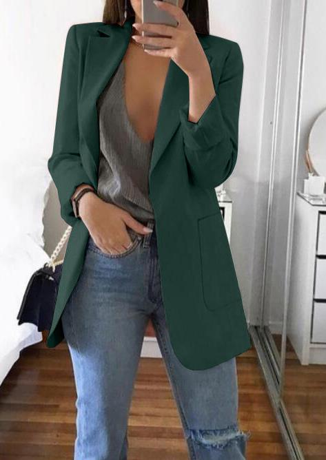 Blazer elegante para mujer, cómodo y versátil para diario
