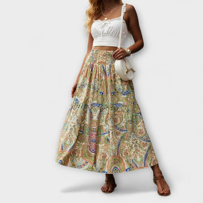 Emily | Falda fluida con estampado