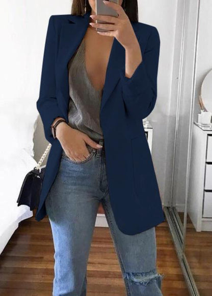 Blazer elegante para mujer, cómodo y versátil para diario