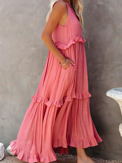Vestido Mujer – Diseño Atemporal, Volantes y Estilo Elegante