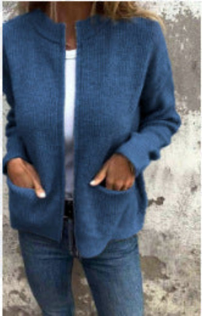 Chaqueta ligera otoño mujer elegante y estilosa